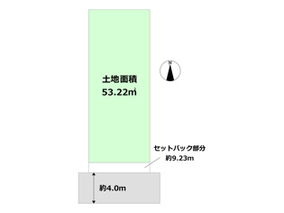 尼崎市上ノ島町２丁目売り土地の間取り