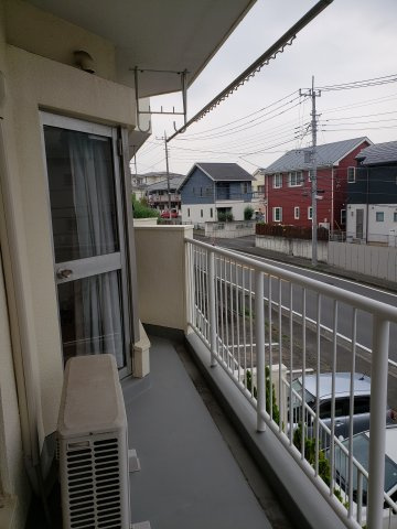 東急たなドエルリングA棟のバルコニー