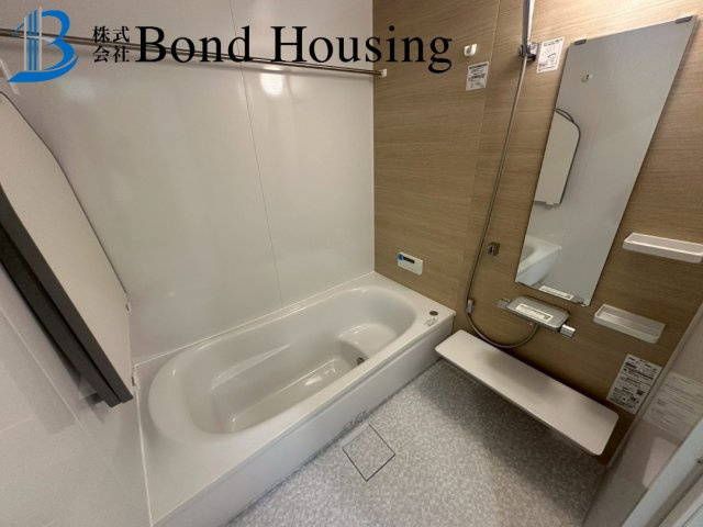 床暖房等設備充実　塩屋北町1丁目　新築2区画　2号地の浴室