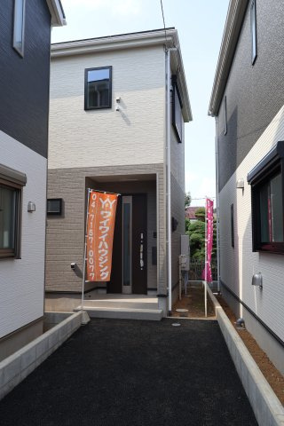 《仲介手数料無料》南区大字太田窪2917-5(2号棟)新築一戸建てクレイドルガーデンの外観|撮影日 2025年8月24日 14:00 晴れ