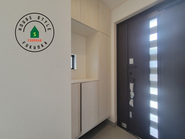 福岡市東区三苫6丁目第1-2棟（1号棟）の防犯設備|二重ロックでしっかり防犯対策ができます。