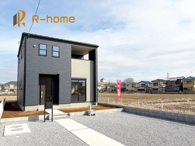 古河市鴻巣第6　新築戸建て　3号棟の外観|ご予約を頂ければ、『平日』はもちろん『早朝』や『夜間』もご見学可能です♪お気軽にお申し付けください♪