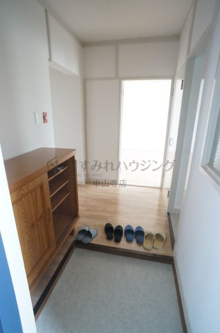 安倉第一団地の玄関