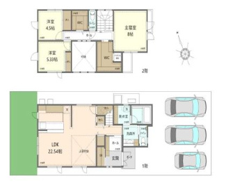 【間取り】 | 中古戸建　神戸市垂水区学が丘４丁目 | ３ＬＤＫ