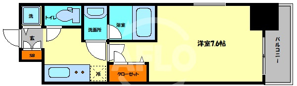 アーデン堺筋本町の間取り|アーデン堺筋本町　間取り