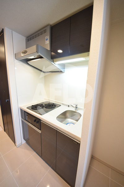 アーデン堺筋本町のキッチン|アーデン堺筋本町　2口ガスコンロ