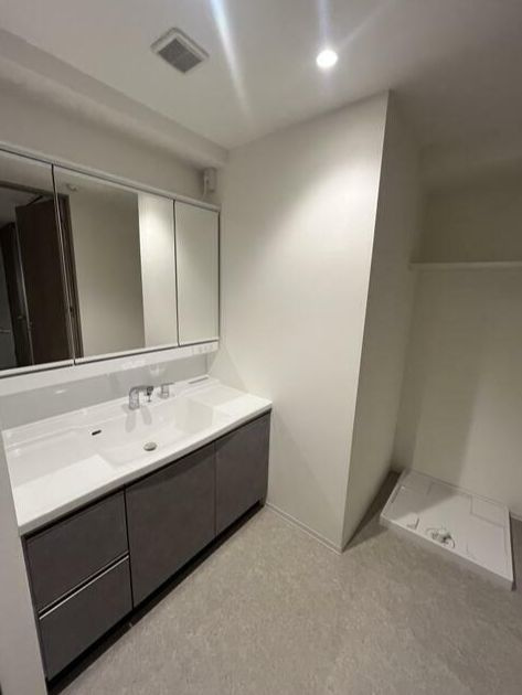 さいたま市浦和区常盤９丁目の賃貸マンションの洗面所