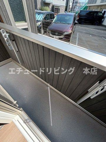 D-Sereno岡のバルコニー