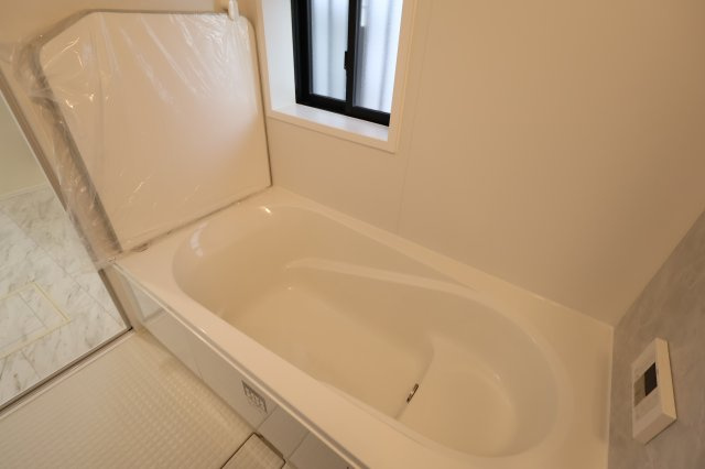 《仲介手数料無料》南区大字大谷口2707-1新築一戸建てハートフルタウンの浴室|撮影日 2025年11月24日 11:50 晴れ