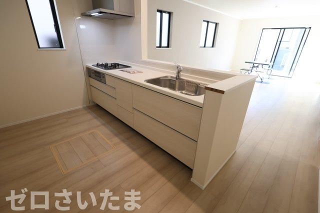 《仲介手数料無料》南区大字大谷口2707-1新築一戸建てハートフルタウンのキッチン|撮影日 2025年11月24日 11:50 晴れ