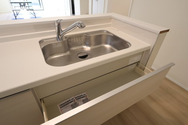 《仲介手数料無料》南区大字大谷口2707-1新築一戸建てハートフルタウンのキッチン|撮影日 2025年11月24日 11:50 晴れ