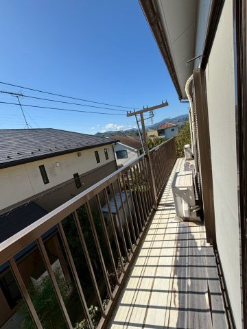 あきる野市引田　中古戸建　駅近！のバルコニー