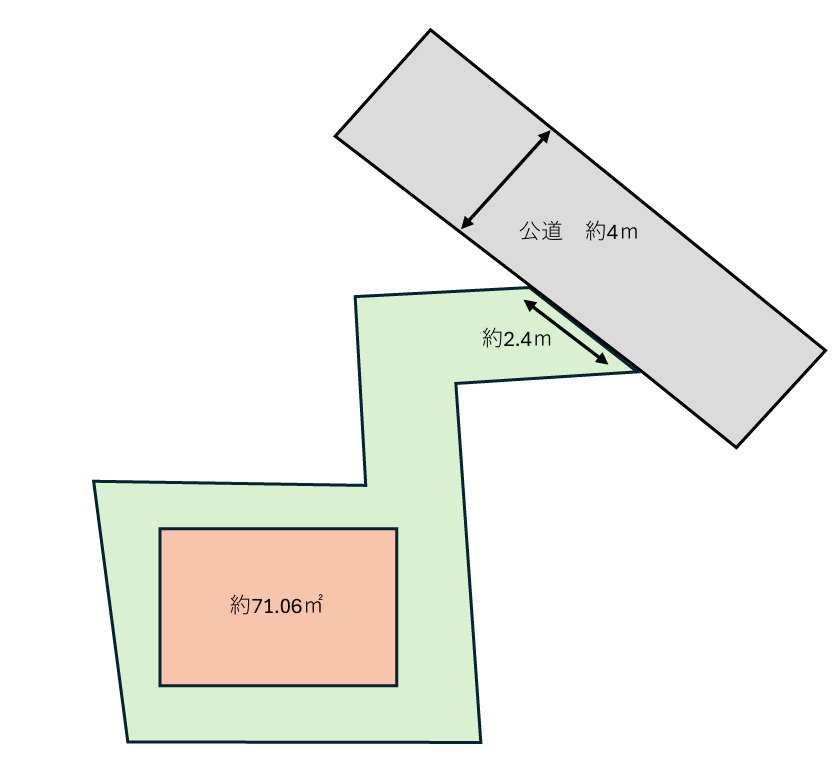 あきる野市引田　中古戸建　駅近！の区画図