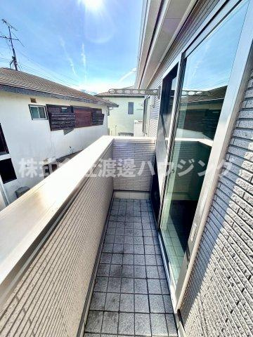 奥天神町１丁目一戸建のバルコニー