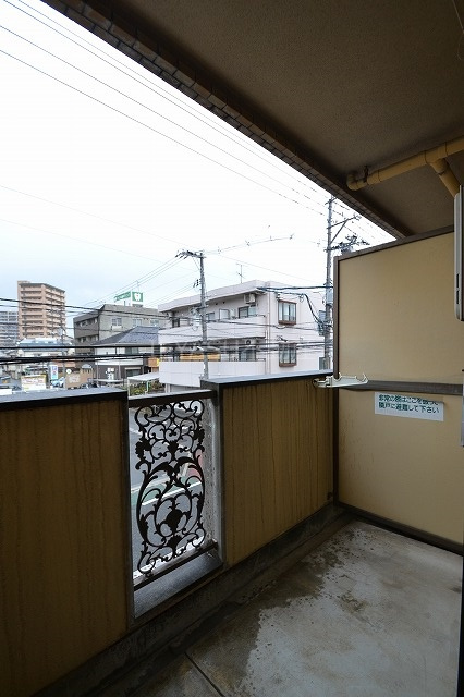 メゾンド・ウエストのバルコニー