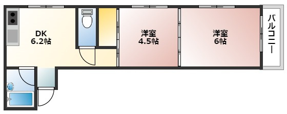 メゾンド・ウエストの間取り