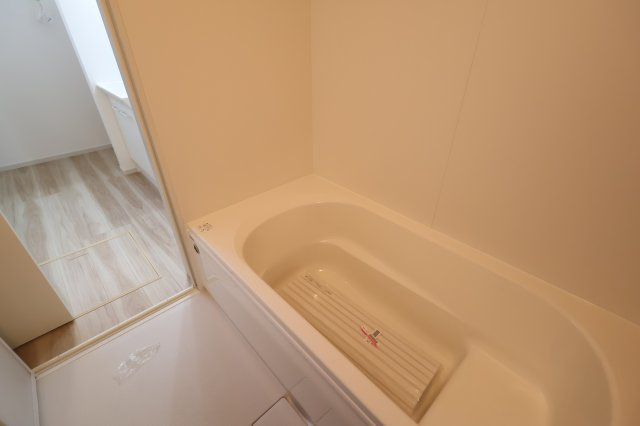 《仲介手数料無料》西区大字指扇2856-94新築一戸建てLIGAREの浴室|撮影日 2025年12月5日 11:00 晴れ