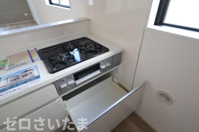 《仲介手数料無料》西区大字指扇2856-94新築一戸建てLIGAREのキッチン|撮影日 2025年12月5日 11:00 晴れ