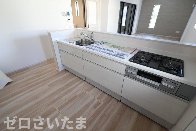 《仲介手数料無料》西区大字指扇2856-94新築一戸建てLIGAREのキッチン|撮影日 2025年12月5日 11:00 晴れ
