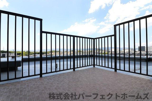 ステイツ枚方長尾ヒルズのバルコニー|広々としたバルコニーです