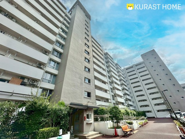 九条住宅C棟　1階の外観