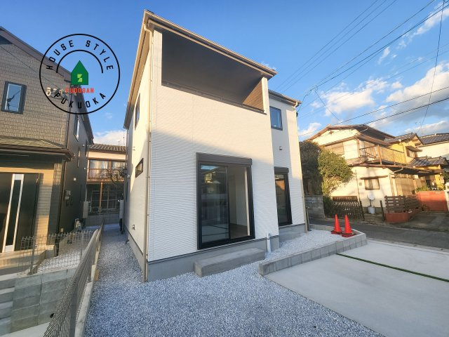 筑紫野市二日市北6丁目第1-2棟（B号棟）の外観|デザイン性のある外観です。