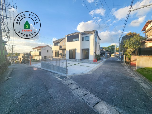 筑紫野市二日市北6丁目第1-2棟（B号棟）の前面道路含む現地写真|見学の時間などお気軽にお問い合わせ下さい。