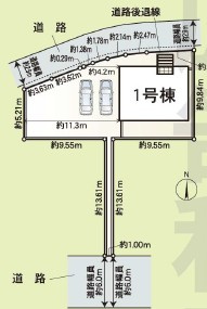 小野市垂井町第５－１号棟の区画図