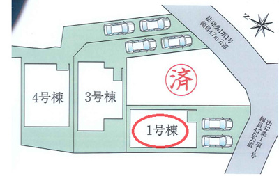 【区画図】 | ファーストタウン堺市第４中区深阪 | 区画図