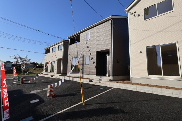 《仲介手数料無料》西区大字飯田新田614新築一戸建てクレイドルガーデンの外観|撮影日 2025年12月1日 14:00 晴れ