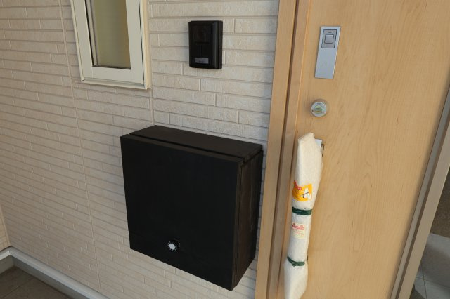 《仲介手数料無料》西区大字飯田新田614(3号棟)新築一戸建てクレイドルガーデンの玄関|撮影日 2025年12月1日 14:20 晴れ