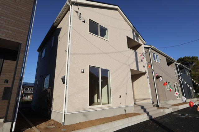 《仲介手数料無料》西区大字飯田新田614新築一戸建てクレイドルガーデンの外観|撮影日 2025年12月1日 14:20 晴れ