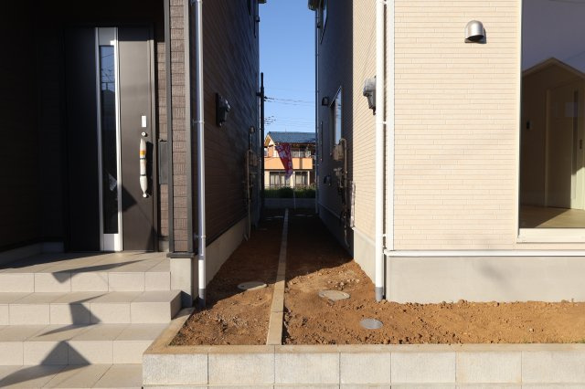 《仲介手数料無料》西区大字飯田新田614新築一戸建てクレイドルガーデンの外観|撮影日 2025年12月1日 14:20 晴れ