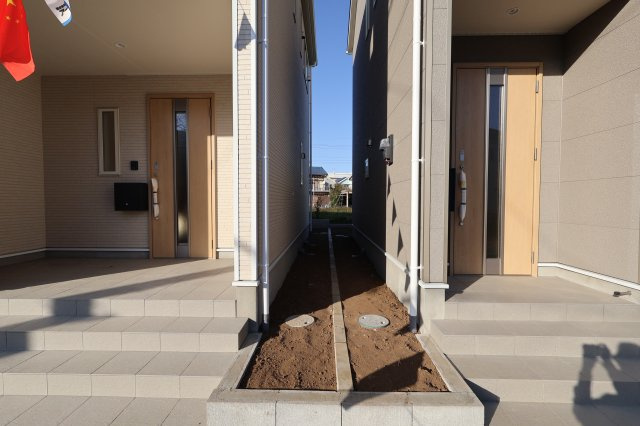 《仲介手数料無料》西区大字飯田新田614(3号棟)新築一戸建てクレイドルガーデンの外観|撮影日 2025年12月1日 14:20 晴れ