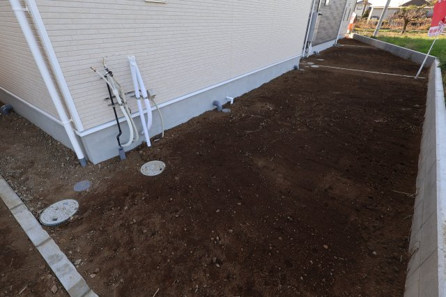 《仲介手数料無料》西区大字飯田新田614新築一戸建てクレイドルガーデンの外観|撮影日 2025年12月1日 14:20 晴れ