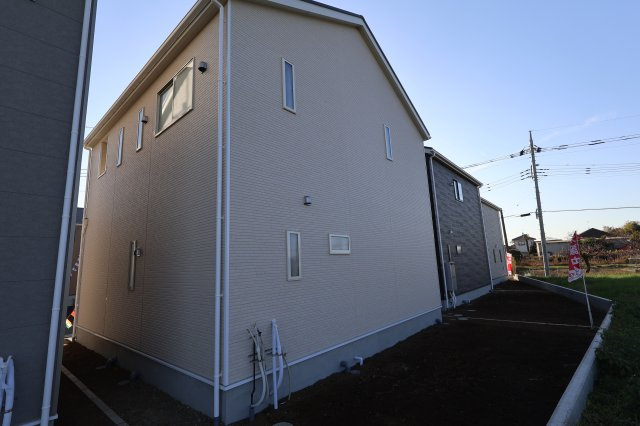 《仲介手数料無料》西区大字飯田新田614新築一戸建てクレイドルガーデンの外観|撮影日 2025年12月1日 14:20 晴れ