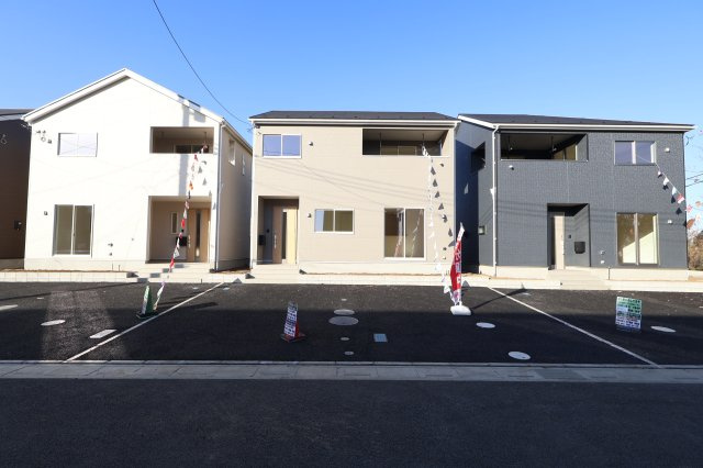 《仲介手数料無料》西区大字飯田新田614(4号棟)新築一戸建てクレイドルガーデンの外観|撮影日 2025年12月1日 14:30 晴れ