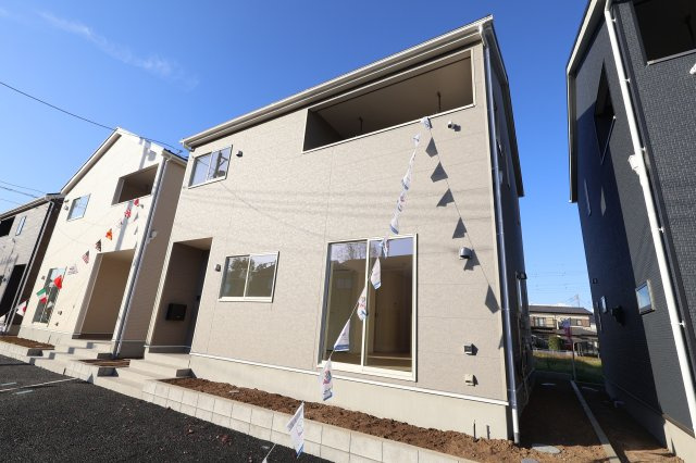 《仲介手数料無料》西区大字飯田新田614(4号棟)新築一戸建てクレイドルガーデンの外観|撮影日 2025年12月1日 14:30 晴れ