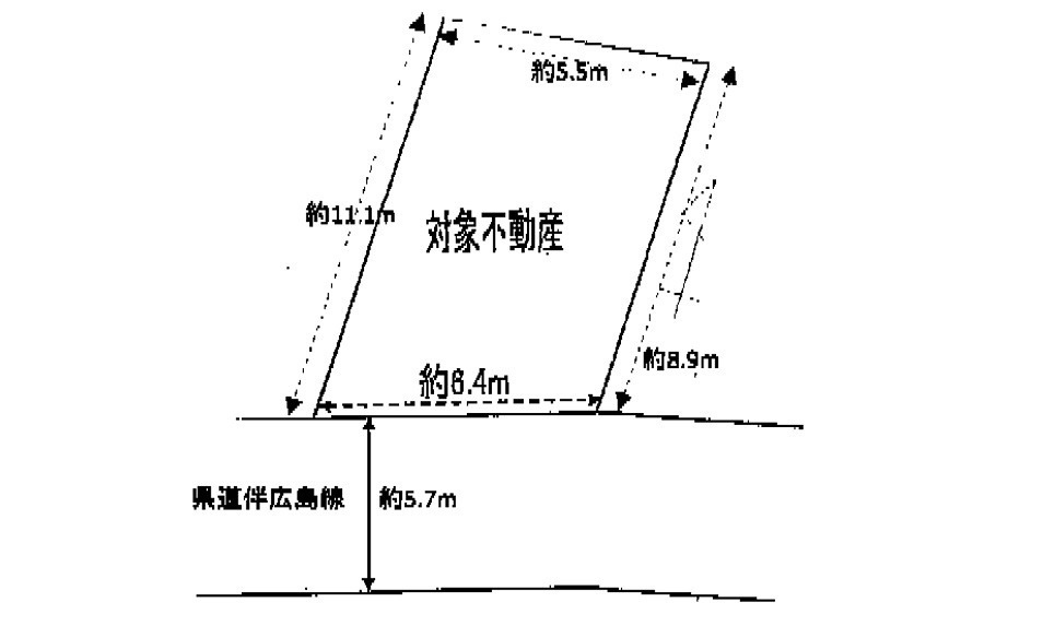 西区己斐東2丁目の土地図
