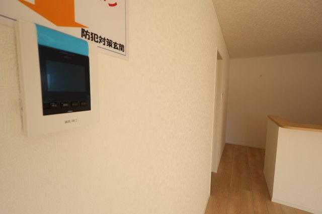 《仲介手数料無料》西区大字飯田新田614(5号棟)新築一戸建てクレイドルガーデンのセキュリティ|撮影日 2025年12月1日 14:30 晴れ