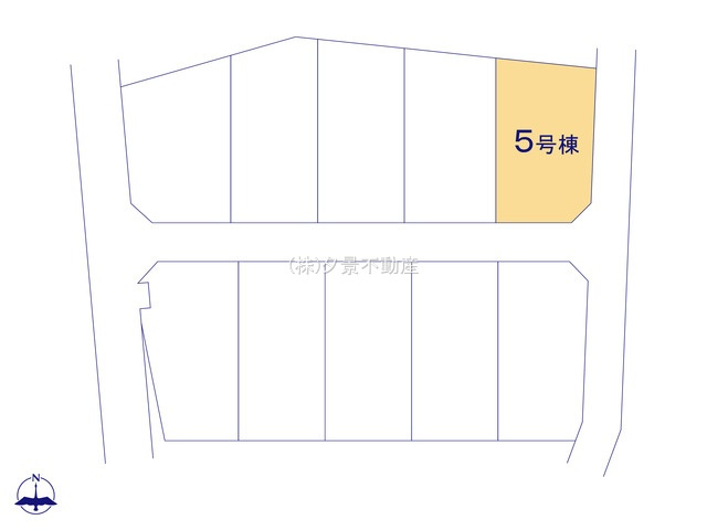 《仲介手数料無料》西区大字飯田新田614(5号棟)新築一戸建てクレイドルガーデンの区画図|撮影日 2025年12月1日 14:30 晴れ