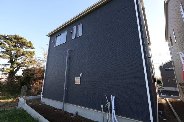 《仲介手数料無料》西区大字飯田新田614(5号棟)新築一戸建てクレイドルガーデンの外観|撮影日 2025年12月1日 14:30 晴れ