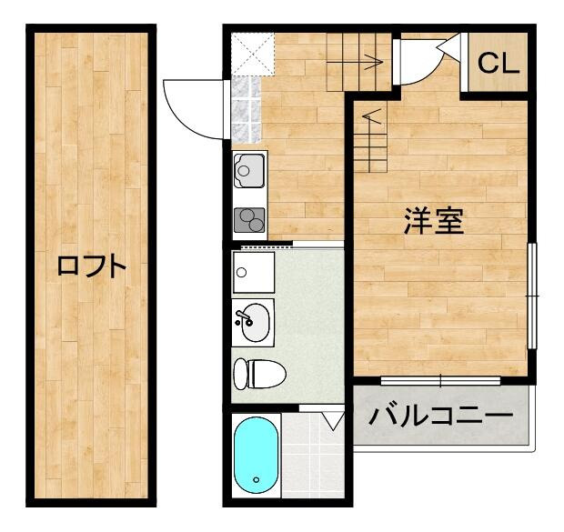 ライラックコート千代の間取り