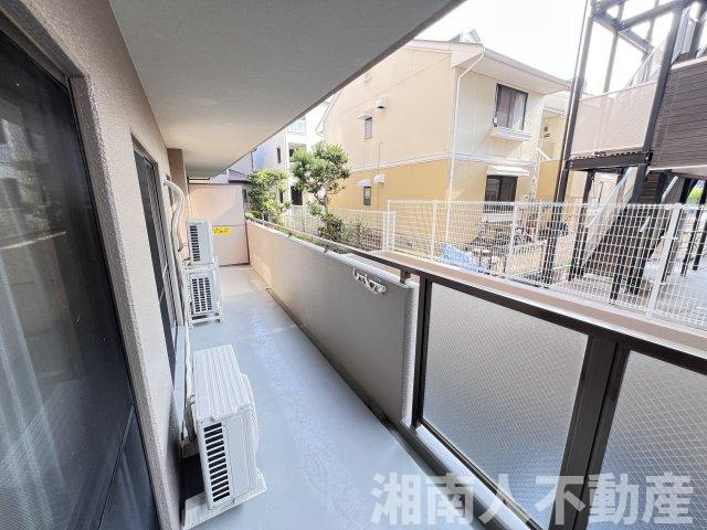 サーパス藤沢湘南台第2のバルコニー|広々としたバルコニーです