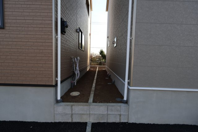 《仲介手数料無料》西区大字飯田新田614新築一戸建てクレイドルガーデンの外観|撮影日 2025年12月1日 15:00 晴れ