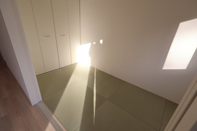 《仲介手数料無料》西区大字飯田新田614新築一戸建てクレイドルガーデンの和室|撮影日 2025年12月1日 15:00 晴れ