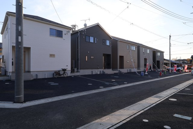 《仲介手数料無料》西区大字飯田新田614新築一戸建てクレイドルガーデンの外観|撮影日 2025年12月1日 15:00 晴れ