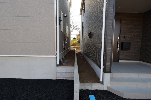 《仲介手数料無料》西区大字飯田新田614新築一戸建てクレイドルガーデンの外観|撮影日 2025年12月1日 15:00 晴れ