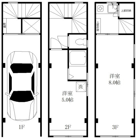蓮都家（レントハウス）の間取り