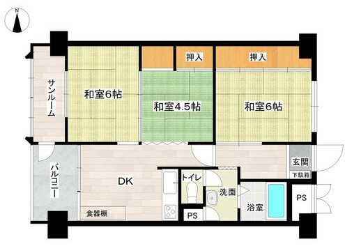 【間取り】 | 鳴尾小松住宅